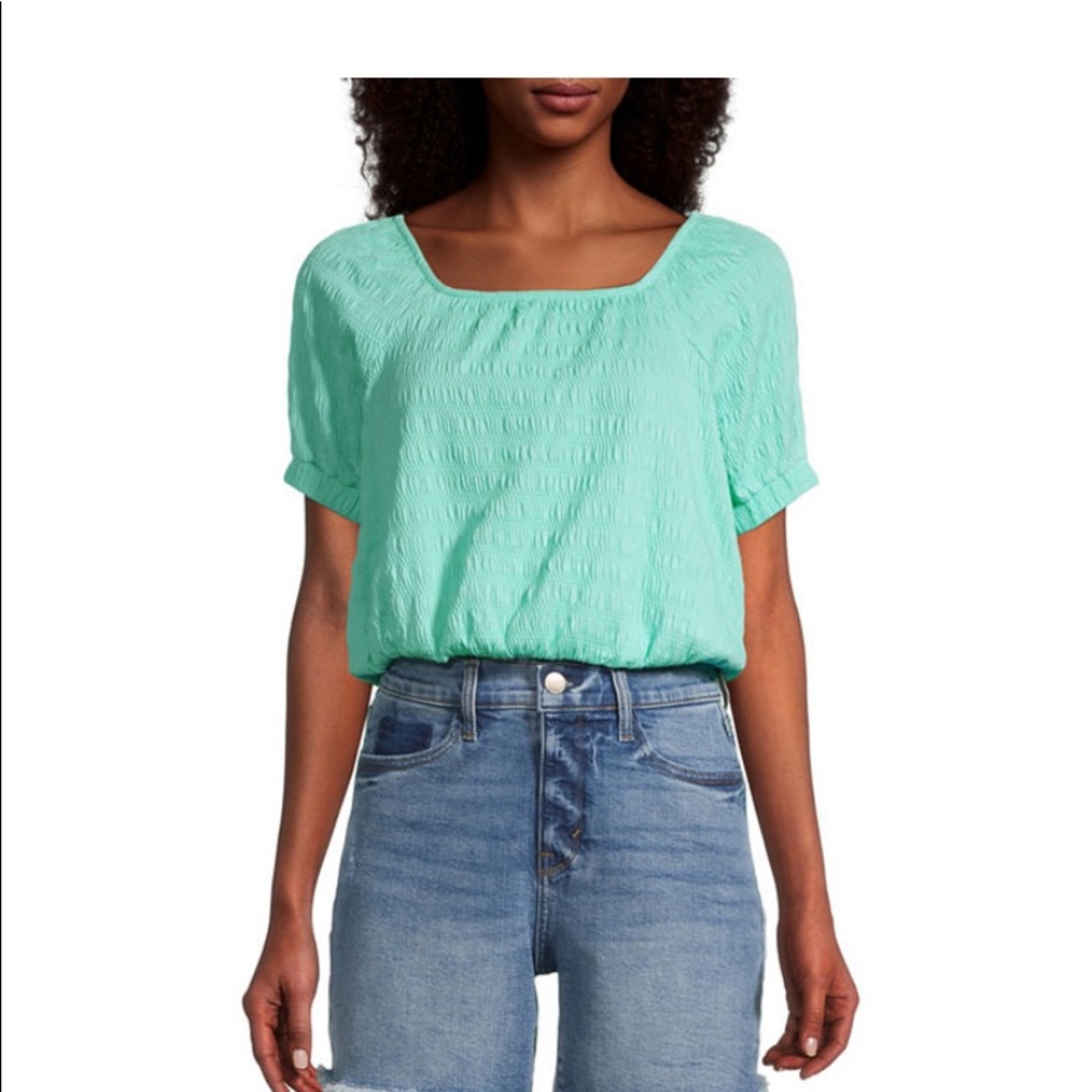 NWT a.n.a Square Neck Blouse!